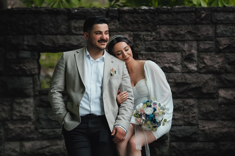 Groom in a stylish suit